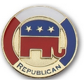 Stock Republican Pin